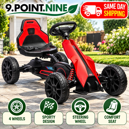 Homcom children pedal kart - pedal, go